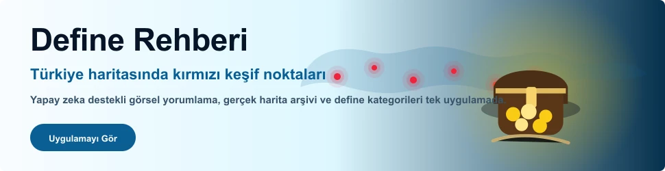 Define Rehberi uygulaması için geniş native reklam görseli